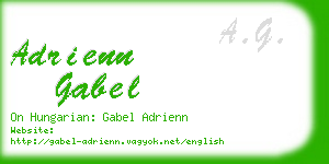 adrienn gabel business card